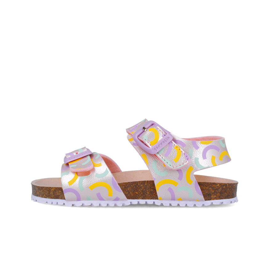 Garvalin SANDALIA ESTAMPADA 252466-A164 LILA