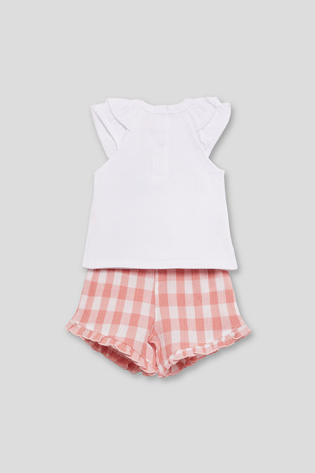 Street Monkey 253045 σετ κοριτσι cuadros vichy