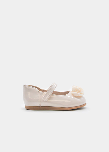 Mayoral bebe μπαλαρινα με λουλουδι 26-41731-025 cream