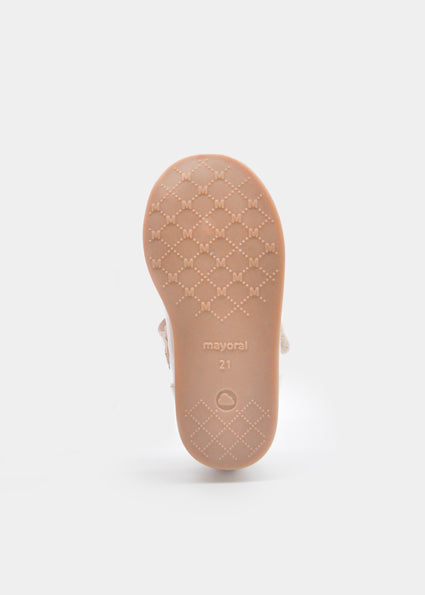 Mayoral bebe μπαλαρινα με λουλουδι 26-41731-025 cream