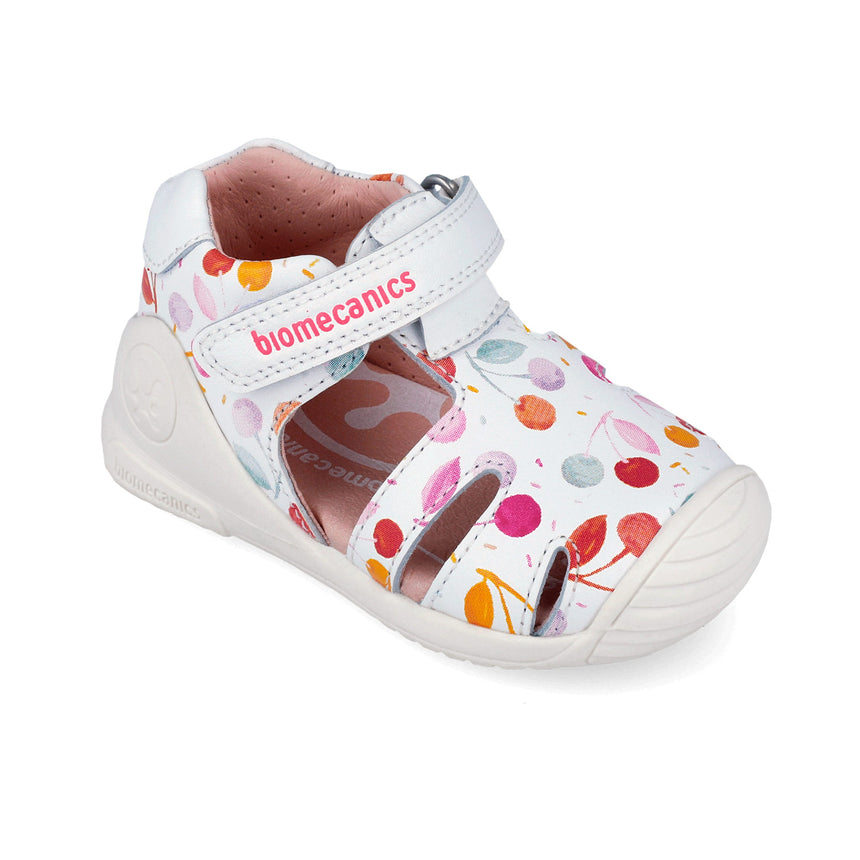 Biomecanics 262104-B050 SANDALIA ESTAMPADA BLANCO (NAPA)