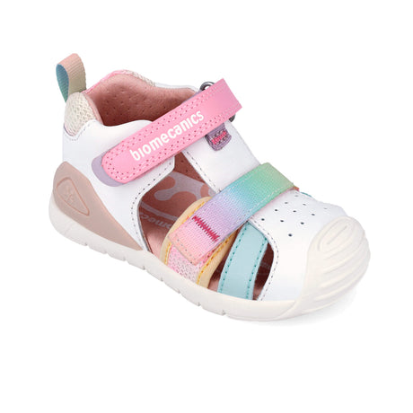 Biomecanics 262111-C310 SANDALIA URBAN BLANCO Y MULTICOLOR (NAPA)