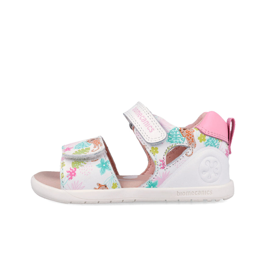 Biomecanics  262163-A050 SANDALIA ESTAMPADA BLANCO (NAPA)