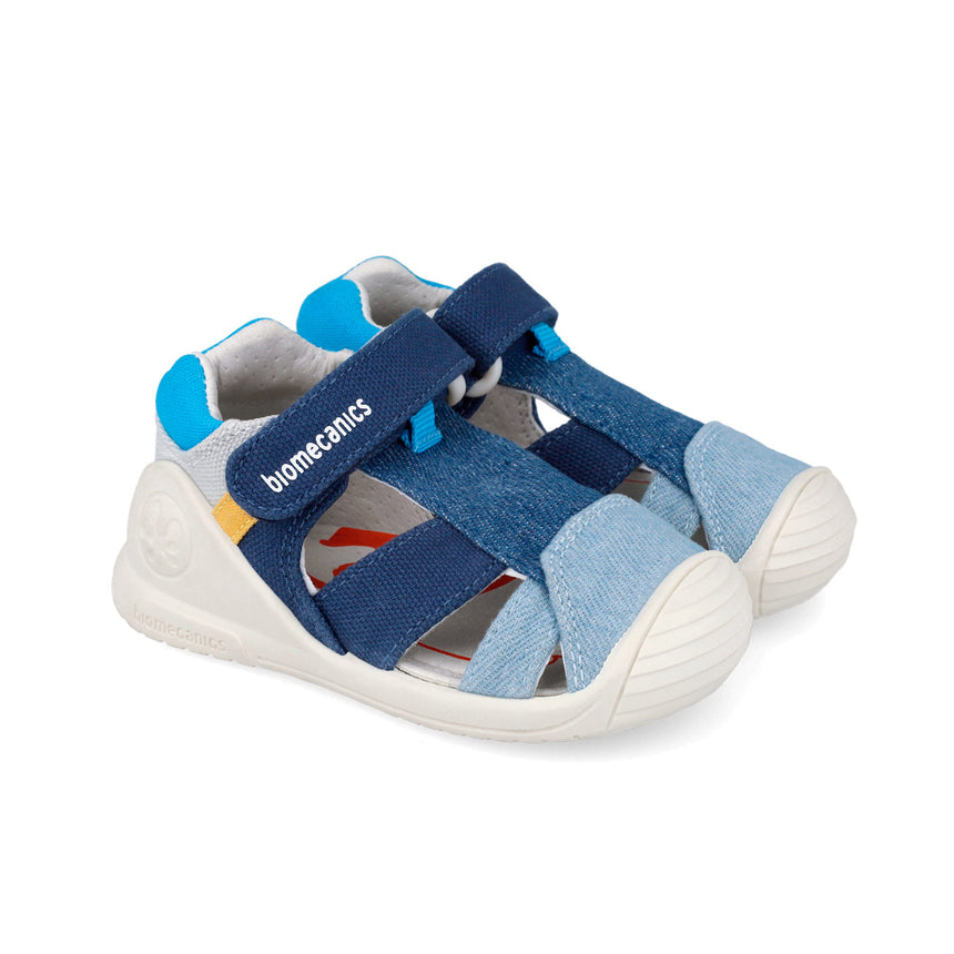 Biomecanics 262186-A008 SANDALIA LONA URBAN AZUL (PIQUE)