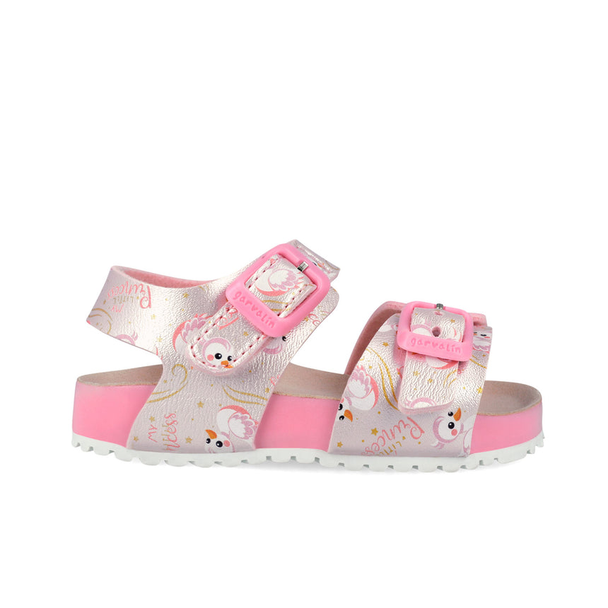 Garvalin πεδιλο κοριτσι  262461-A032 BIO METALIZADO ROSA (CHAMPION METALIZADO)