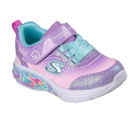 Skechers παιδικά αθλητικά με φωτάκια Μώβ 303061N-LVMT