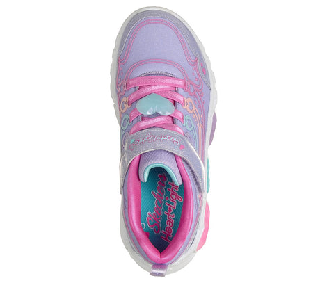 Skechers Heart Lights Παιδικά Αθλητικά με Φωτάκια Μωβ 303266lc/lvmt