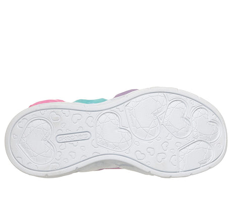 Skechers Heart Lights Παιδικά Αθλητικά με Φωτάκια Μωβ 303266lc/lvmt