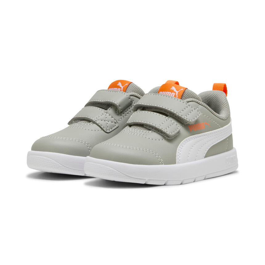 puma courtflex v3 inf 310252 11 white orange glo