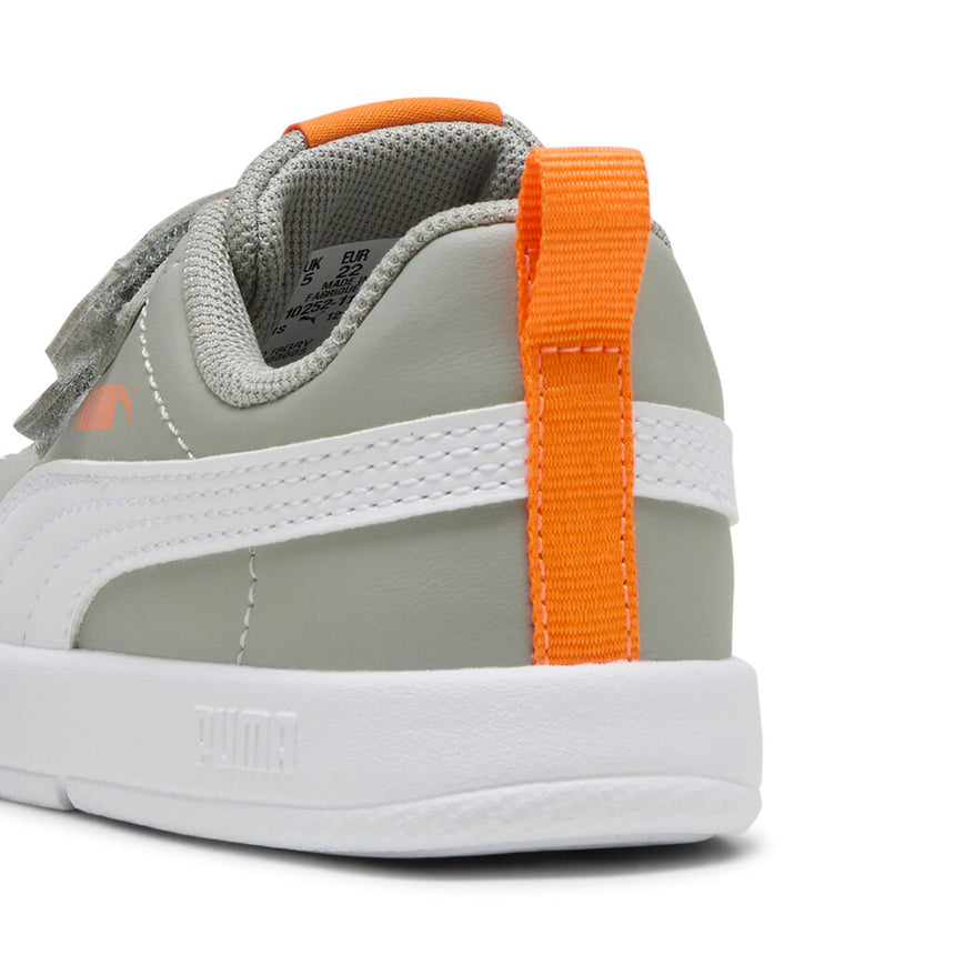 puma courtflex v3 inf 310252 11 white orange glo