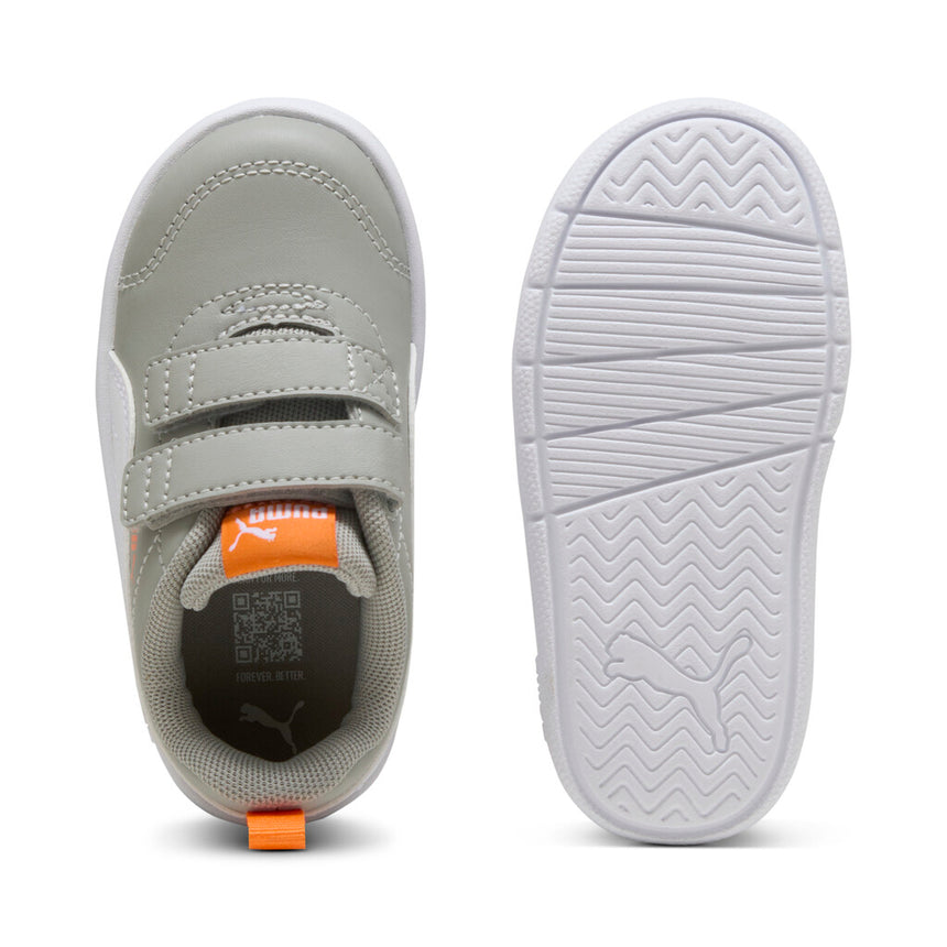 puma courtflex v3 inf 310252 11 white orange glo