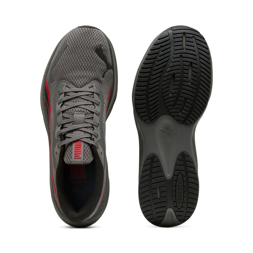 puma pounce lite 310778-04 dark gray red