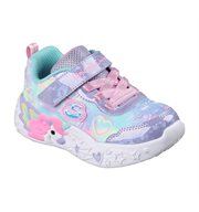 Skechers αθλητικο κοριτσι με φωτακια και unicor 303064n/lvmt λιλα