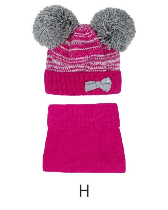 Childrenland 38-431 Pink Σκουφακι-Κασκολ