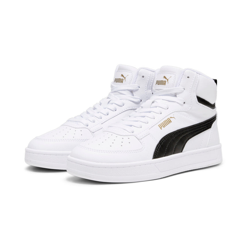 Puma Ημιμποτο Caven 2.0 Mid Jr 393842 01 Puma White-Puma Black-Gold