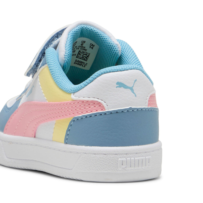 Puma caven 2.0 block ac+inf 394463 18 white-pinkscape-cool blue 