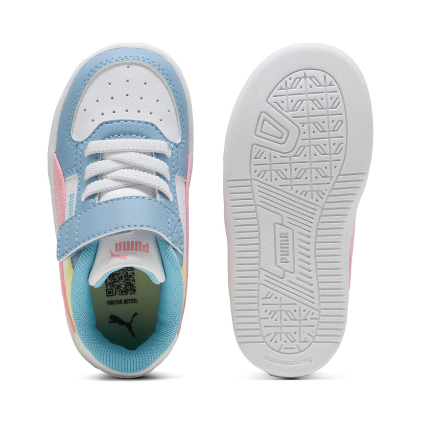 Puma caven 2.0 block ac+inf 394463 18 white-pinkscape-cool blue 