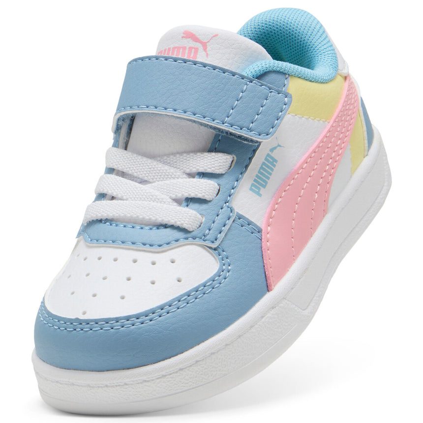 Puma caven 2.0 block ac+inf 394463 18 white-pinkscape-cool blue 