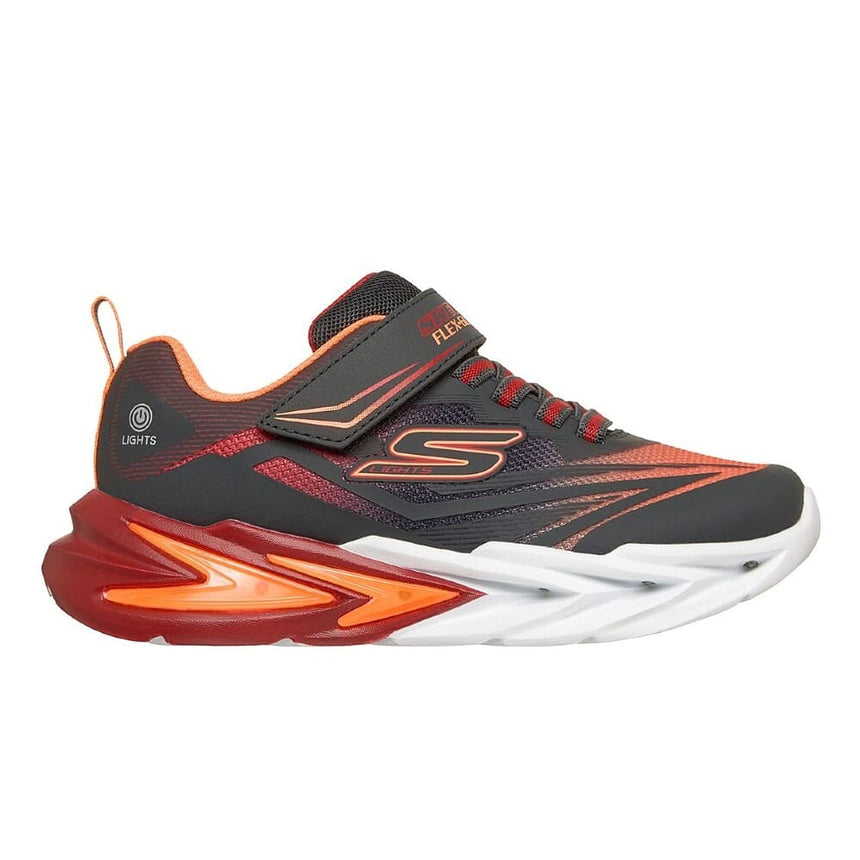 Skechers παιδικά αθλητικά με φωτάκια Γκρί 400139L-CCRD