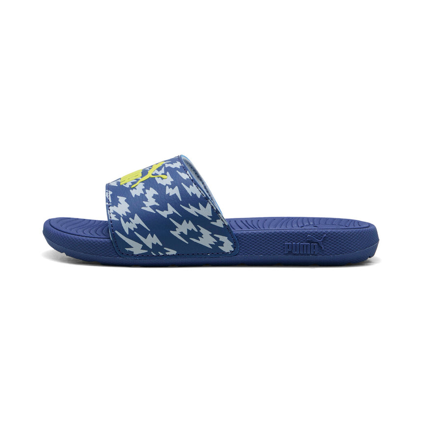 Puma sliders 400910 01 cool cat 2.0 poised 2 racePs blue-lemon slippers