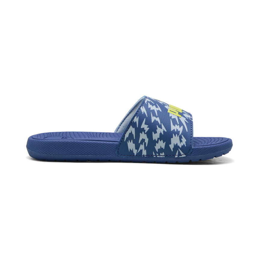 Puma sliders 400910 01 cool cat 2.0 poised 2 racePs blue-lemon slippers