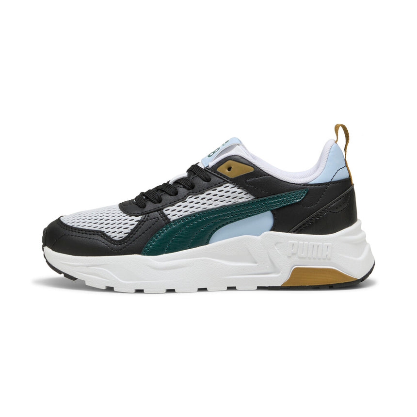 PUMA TRINITY 2 LT RUN FUN JR 402930 02 WHITE-GREEN TERRAIN-BLACK