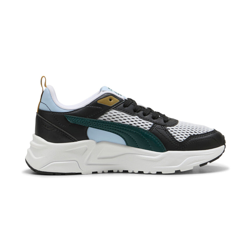 PUMA TRINITY 2 LT RUN FUN JR 402930 02 WHITE-GREEN TERRAIN-BLACK