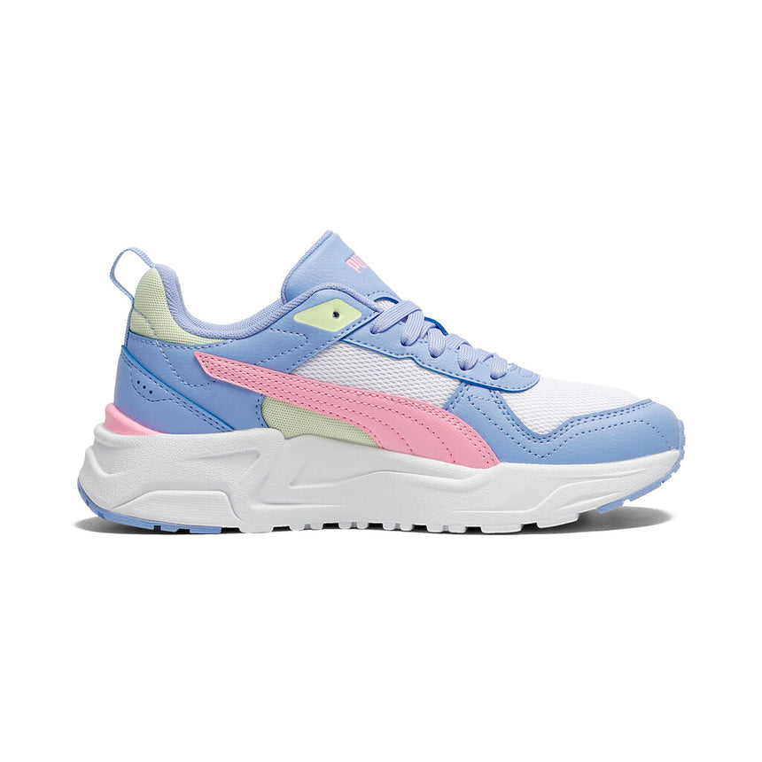 Trinity 2 LT Jr - PUMA White-Pink Shimmer-Intense Lavender