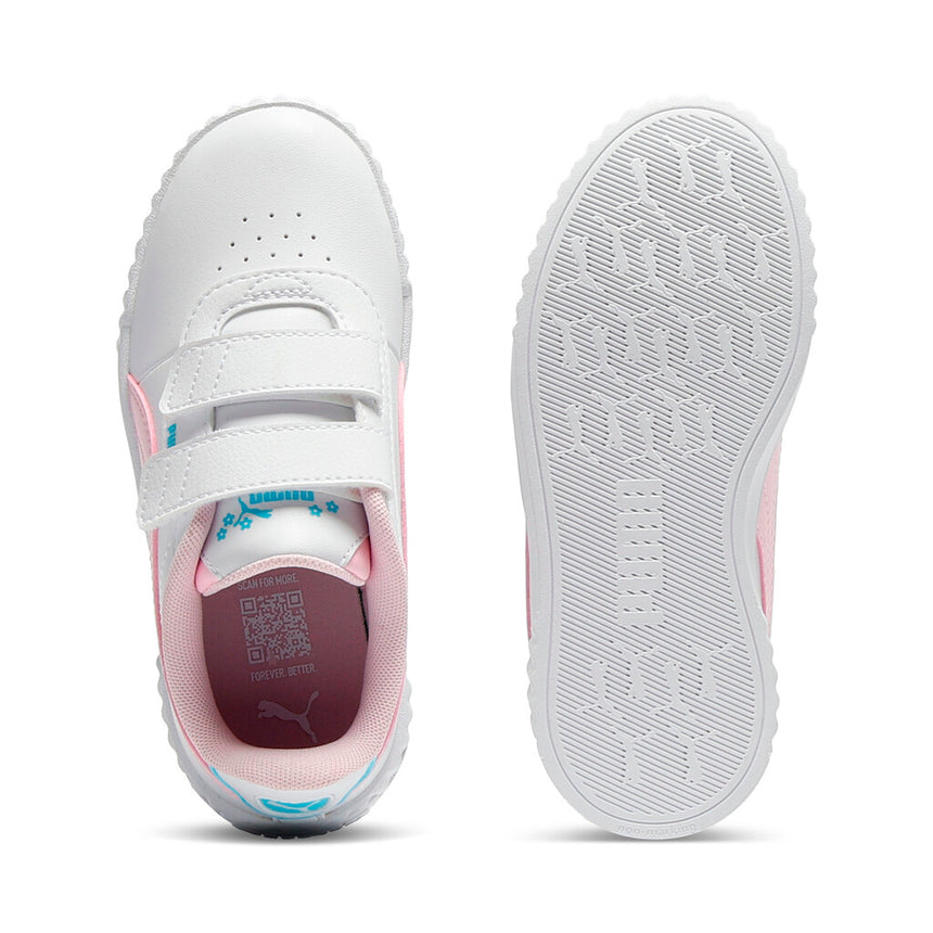 Puma sneakers Carina 3.0 Jelly Heaven V PS - PUMA White-Pearl Pink 405055-01