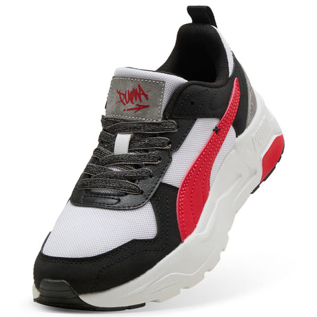 Trinity 2 LT Mid 90s Jr - PUMA White-For All Time Red-PUMA Black