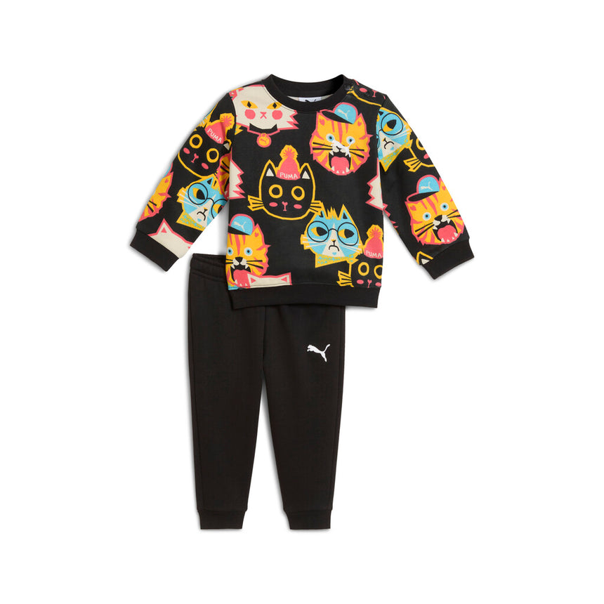 puma 633405 01 set φορμα moody cat aop black