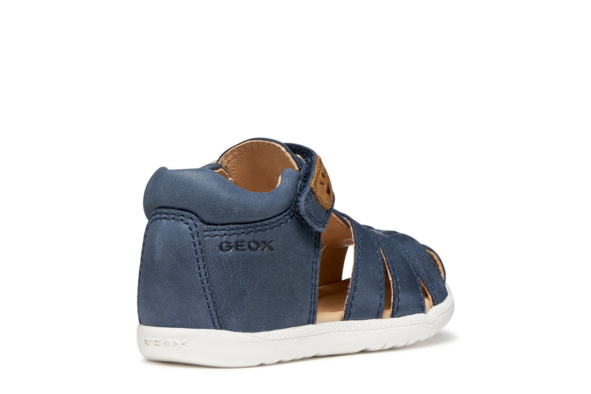 Geox B Sandal Macchia Παιδικό Παπουτσοπέδιλο για Αγόρι Μπλε B254VA 000CL C4002