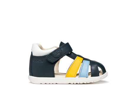 Geox B Sandal Macchia Παιδικό Παπουτσοπέδιλο με Velcro για Αγόρι Μπλε B254VA 08554 C4229