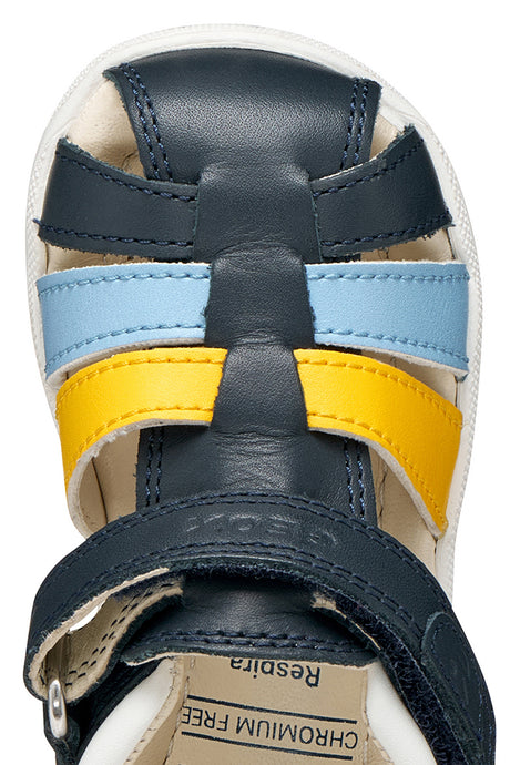 Geox B Sandal Macchia Παιδικό Παπουτσοπέδιλο με Velcro για Αγόρι Μπλε B254VA 08554 C4229