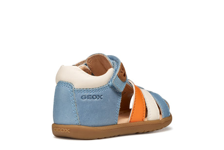 Geox Παιδικό Παπουτσοπέδιλο για Αγόρι Sky/Orange B254VA 0CL78 CE42T