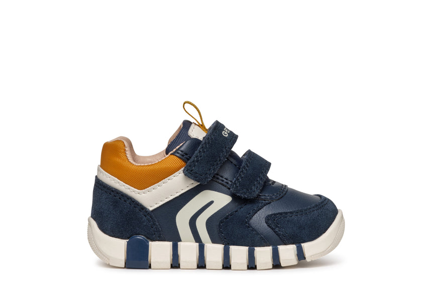 Geox Αθλητικο B Iupidoo B.D-Suede+Synt B3555D 022BC C4449 Navy Curry