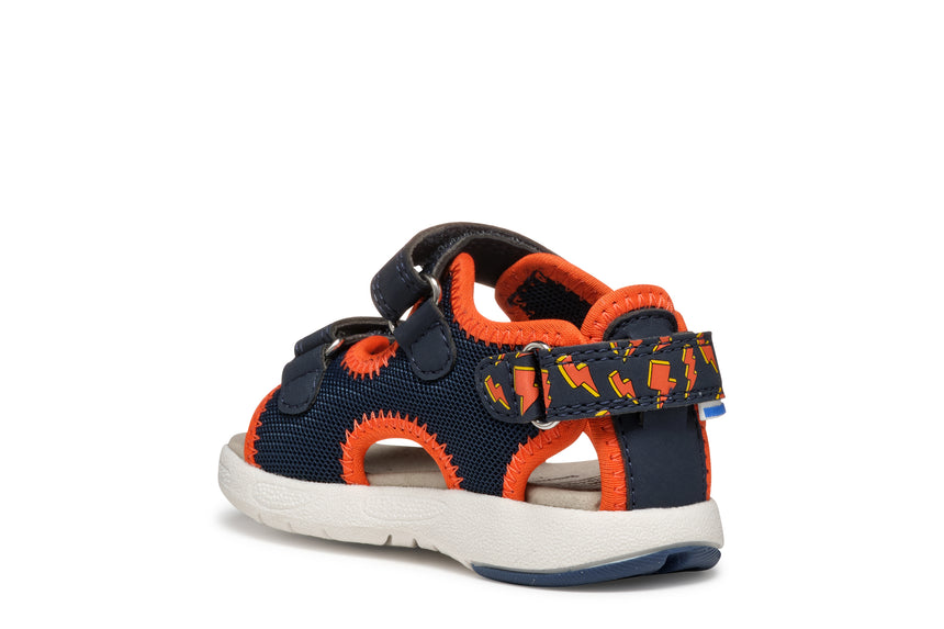 geox sandal b450fa014cec0659 navy orange 