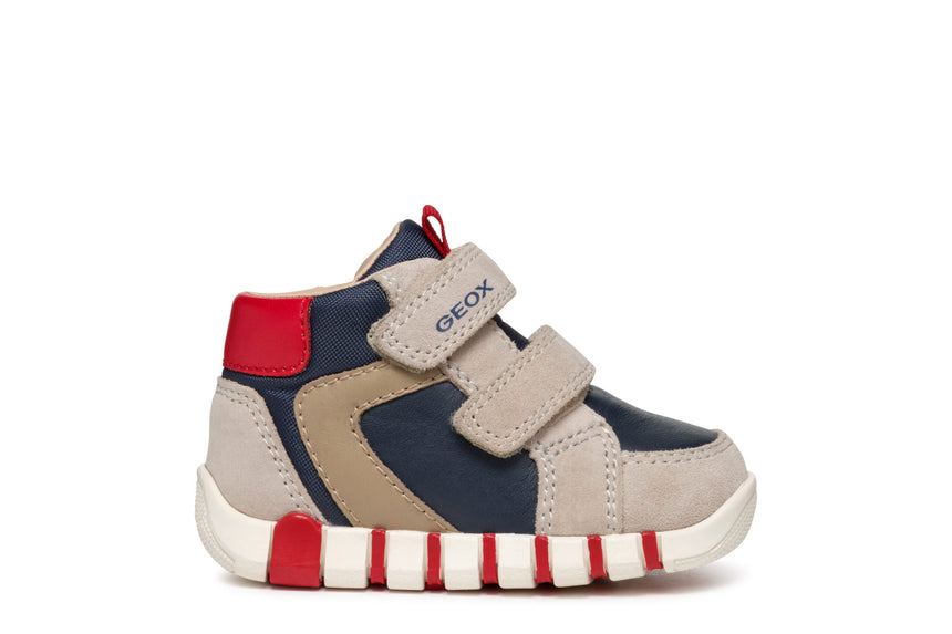 Geox B Iupidoo BB-Suede+Synth B4655B 022BC C0819 Beige/Navy