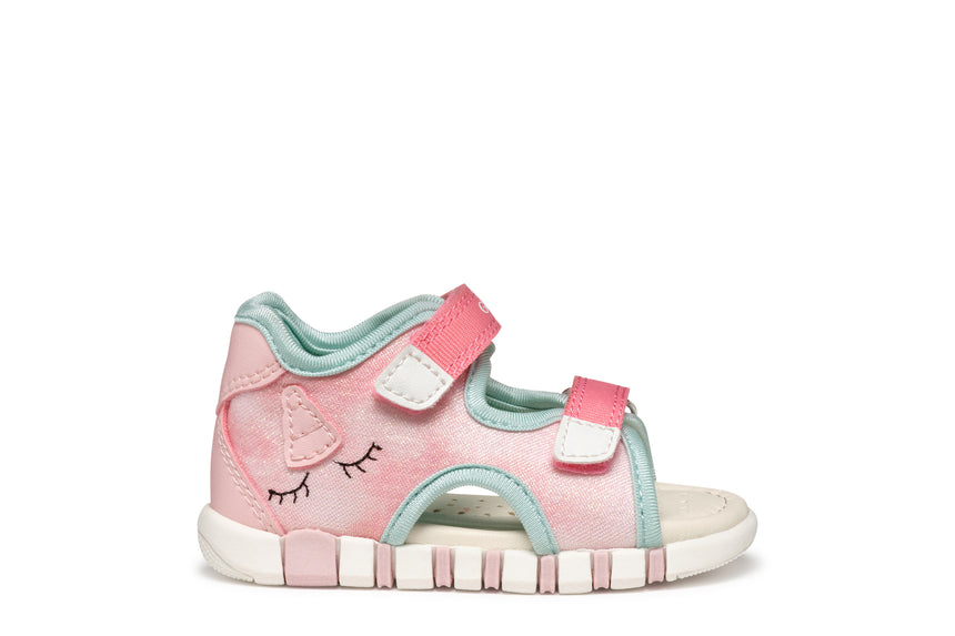 Geox B Sandal iupidoo B5517A 0AS54 C7337 salmon/white