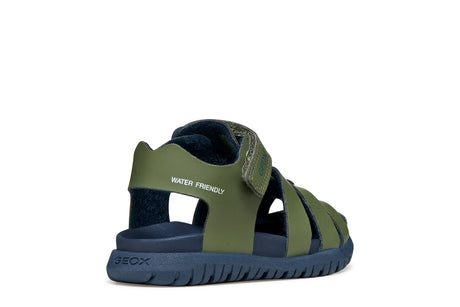 Geox πεδιλο σανδάλι με κλειστά δάχτυλα fusbetto B556AA 000BC CF3F4