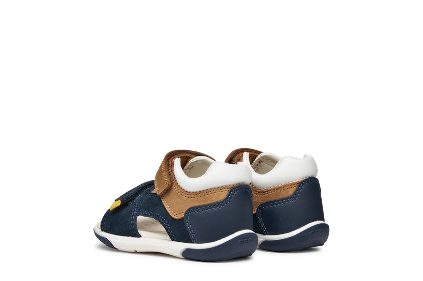 Geox Παιδικά Πέδιλα για Αγόρι Navy/Caramel B556EB 022CL C4152