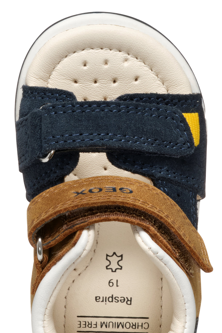Geox Παιδικά Πέδιλα για Αγόρι Navy/Caramel B556EB 022CL C4152