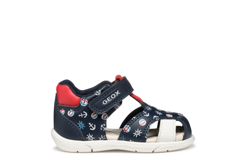 geox sandal zapito B556EC 05404 C0735 navy red