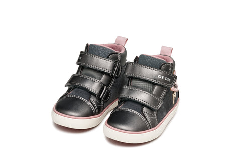 Geox B Gisli Leather Children's Boots Black b561md022nfc9002