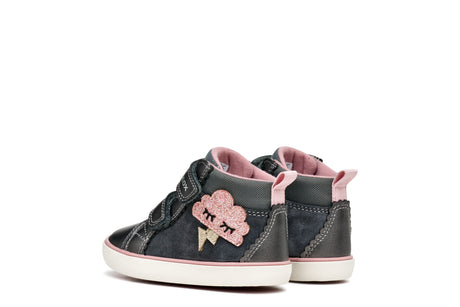 Geox B Gisli Leather Children's Boots Black b561md022nfc9002