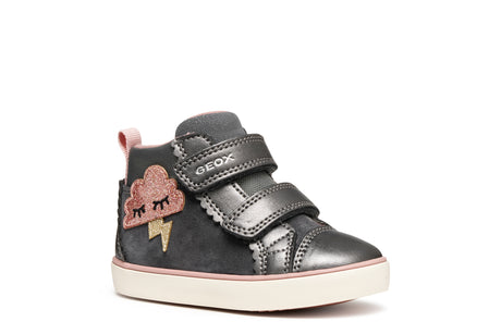 Geox B Gisli Leather Children's Boots Black b561md022nfc9002