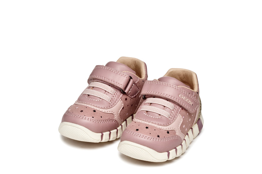 GEOX B5658B0DHBCC8A2U B Iupidoo Παιδικά Sneakers Ανατομικά Ροζ