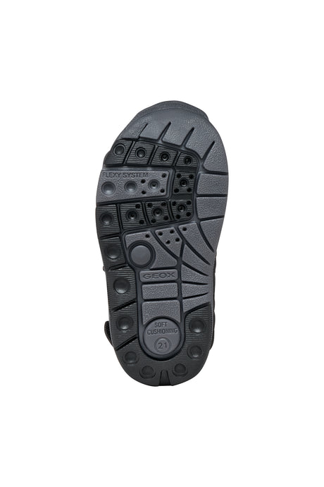 Geox πεδιλο για αγορι μαυρο γκρι   B650FA 05014 C9999