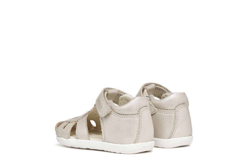 Geox Παιδικό Παπουτσοπέδιλο για Κορίτσι Beige/Platinum B654WA 0MAEW C0262
