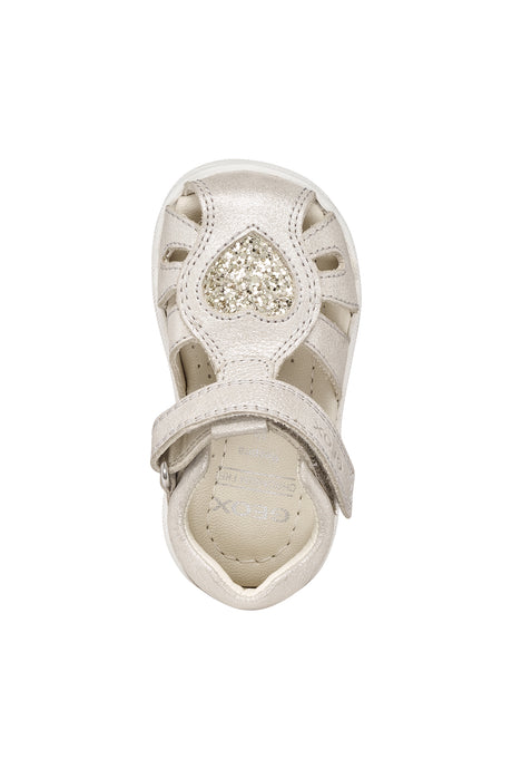 Geox Παιδικό Παπουτσοπέδιλο για Κορίτσι Beige/Platinum B654WA 0MAEW C0262